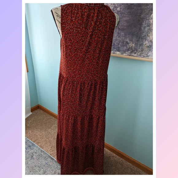 Max Studio Maxi Dress Red - Picture 9 of 15